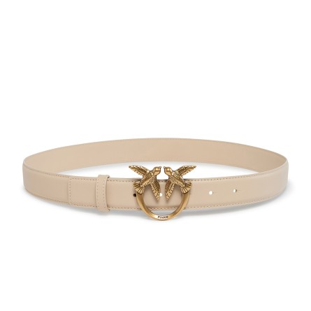 PINKO - Ceinture en cuir Love Birds