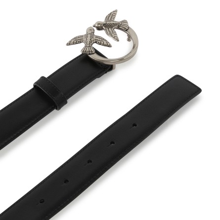 PINKO - Love Birds Leather Belt