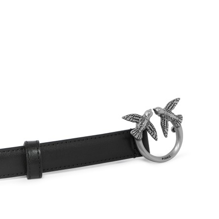PINKO - Cintura in pelle Love Birds