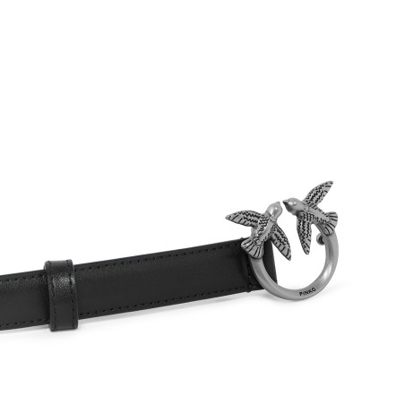 PINKO - Cintura in pelle Love Birds