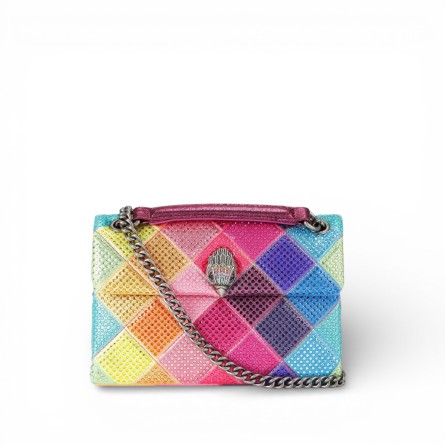 KURT GEIGER - Sac à bandoulière Kensington en tissu moyen