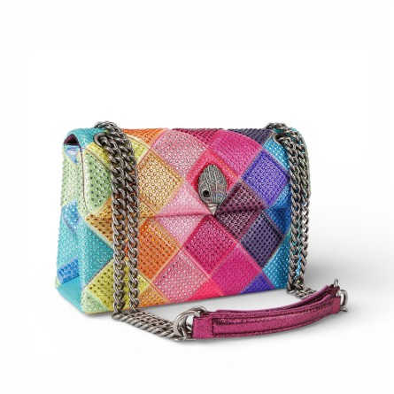 KURT GEIGER - Borsa a tracolla Medium Fabric Kensington