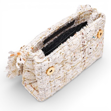 KURT GEIGER - Bolso de hombro Tweed Mini Kensington