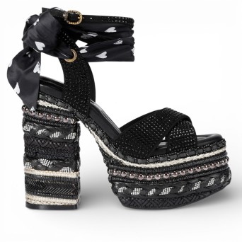 KURT GEIGER - Sandal Chelsea-Schal-Plattform