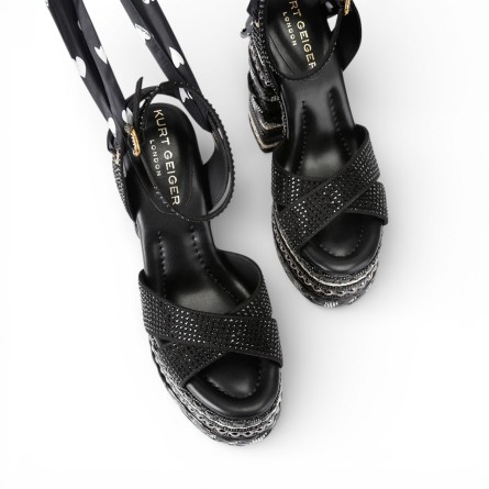 KURT GEIGER - Sandal Chelsea-Schal-Plattform