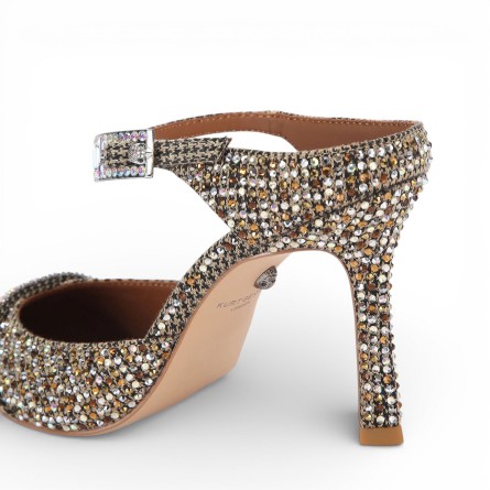 KURT GEIGER - Mule à pointe en strass