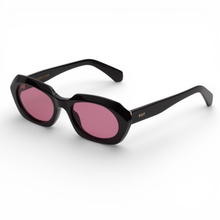 RETROSUPERFUTURE - Lunettes de soleil vintage fraise - Couleur: Noir,Taille: TU