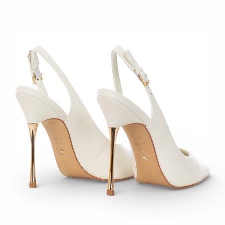 CARRANO - Slingback in pelle