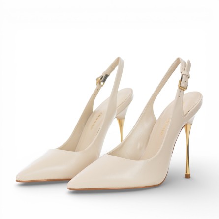 CARRANO - Escarpin en cuir