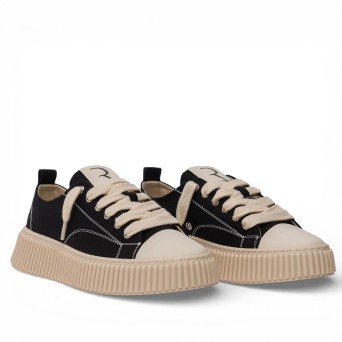 RHUN - Treble Zapatillas de lona negras 2