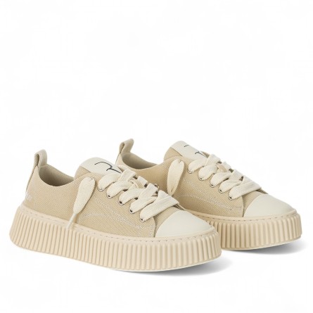 RHUN - 2020 Treble Beige Canvas Sneakers - Couleur: Beige,Taille: 40