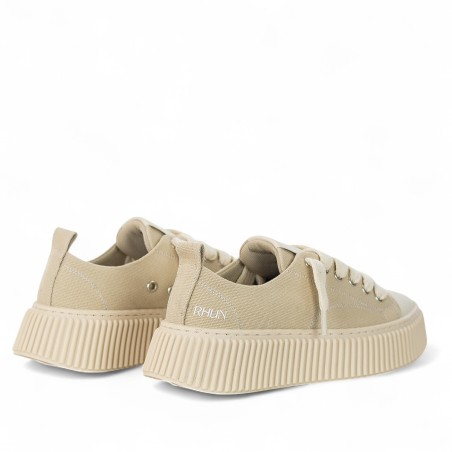 RHUN - 2020 Treble Beige Canvas Turnschuhe