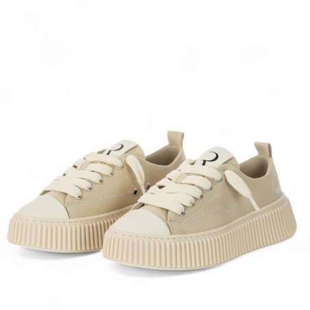 RHUN - 2020 Treble Beige Canvas Sneakers