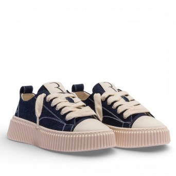 RHUN - 2020 Treble Denim Canvas Sneakers 2
