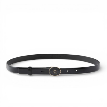 PINKO - Love Birds belt with oval buckle