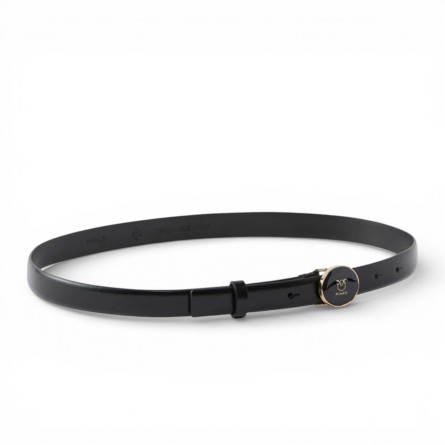 PINKO - Love Birds belt with oval buckle