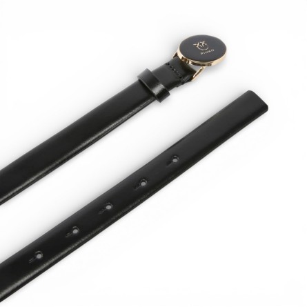 PINKO - Love Birds belt with oval buckle