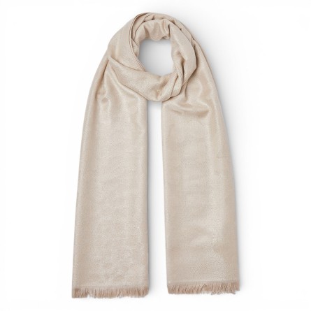 LIU JO - Étole en tissu jacquard avec logo monogrammé