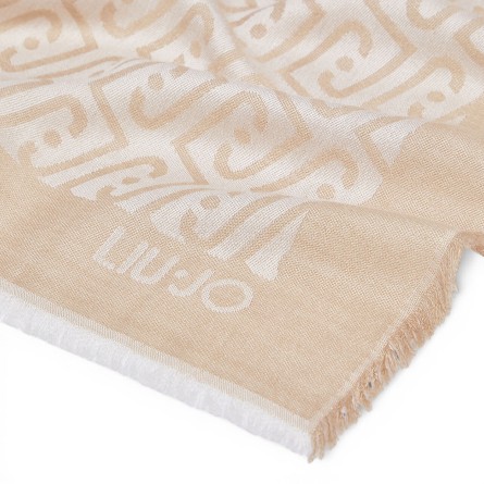 LIU JO - Stola aus Jacquard-Stoff mit monogrammiertem Logo