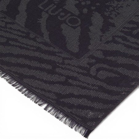 LIU JO - Animal print jacquard fabric stole