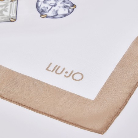 LIU JO - Stole with logo print