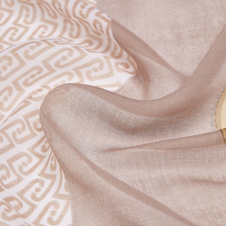 LIU JO - Stole with multilogo print