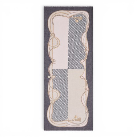 LIU JO - Stole with multilogo print