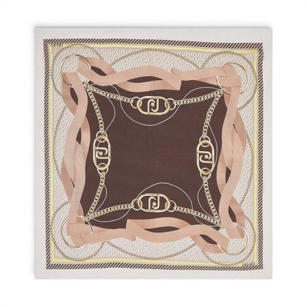 LIU JO - Scarf with ribbon print