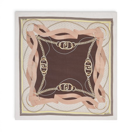 LIU JO - Foulard con stampa nastri