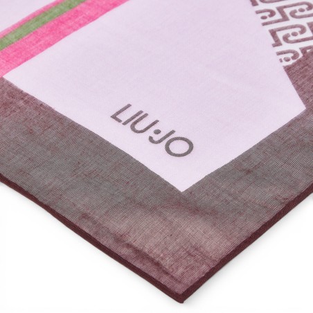 LIU JO - Scarf with colorblock print