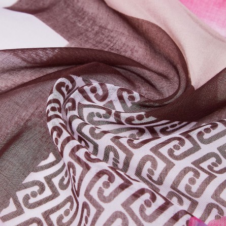 LIU JO - Bufanda con estampado colourblock