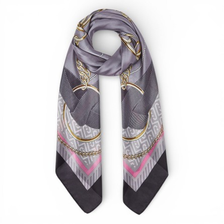 LIU JO - Foulard con stampa nastri