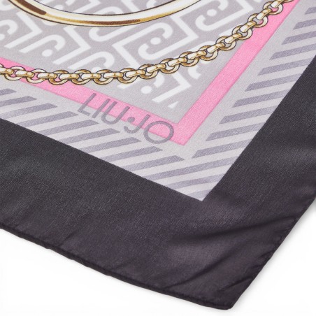 LIU JO - Foulard con stampa nastri