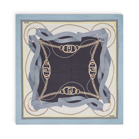 LIU JO - Scarf with ribbon print