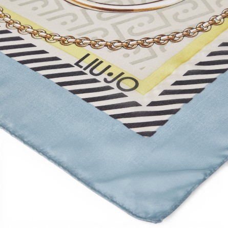 LIU JO - Foulard con stampa nastri