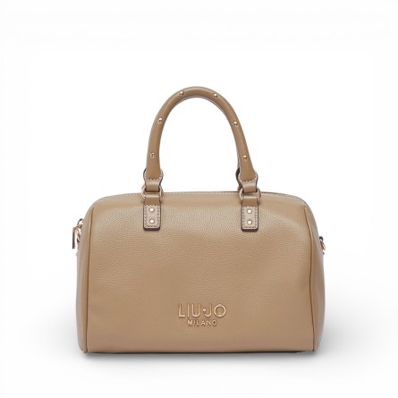 LIU JO - Bolso satchel con logo lettering