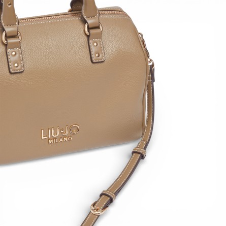 LIU JO - Borsa satchel con logo lettering