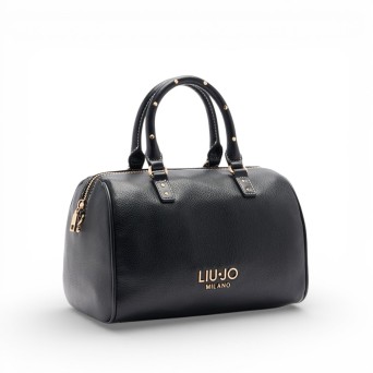 LIU JO - Bolso satchel con logo lettering 2