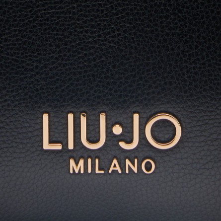 LIU JO - Borsa satchel con logo lettering