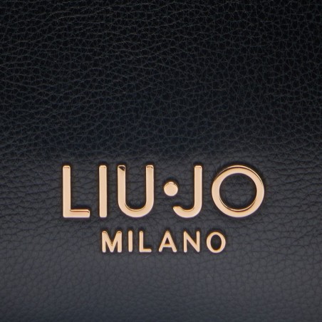 LIU JO - Borsa satchel con logo lettering