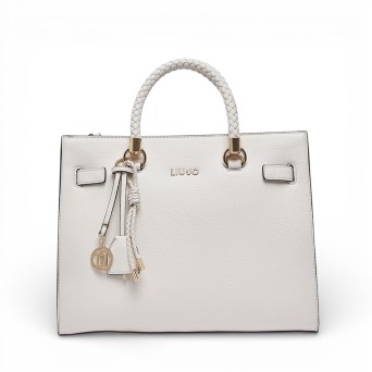 LIU JO - Satchel bag with lettering logo