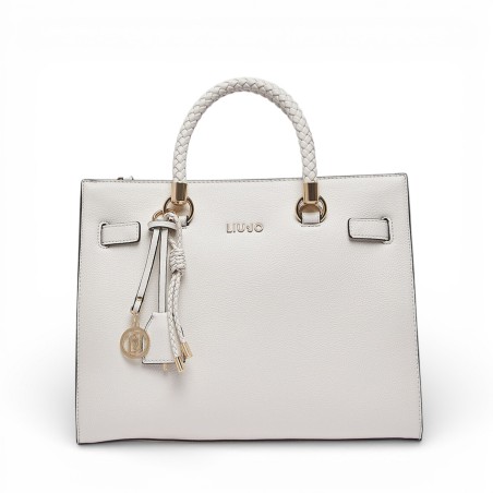 LIU JO - Borsa satchel con logo lettering