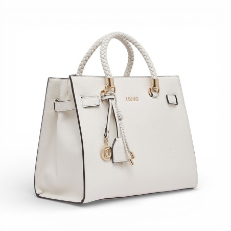 LIU JO - Bolso satchel con logo lettering