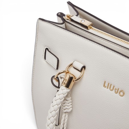 LIU JO - Bolso satchel con logo lettering