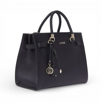 LIU JO - Borsa satchel con logo lettering 2