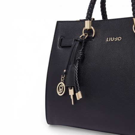 LIU JO - Satchel bag with lettering logo