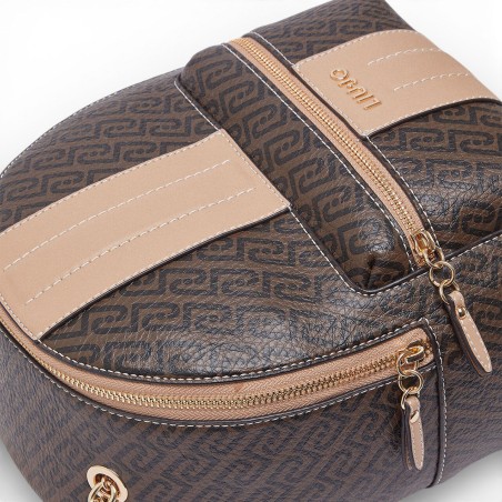 LIU JO - Sac à dos avec logo monogrammé sur toute la surface