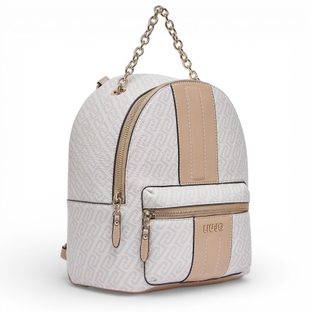 LIU JO - Mochila con logotipo monograma integral
