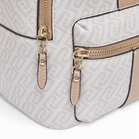LIU JO - Rucksack mit monogrammiertem Logo über und über