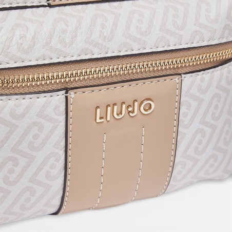 LIU JO - Sac à dos avec logo monogrammé sur toute la surface